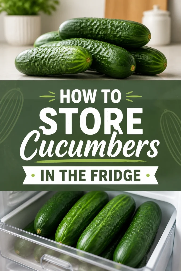 🥒 How To Store Cucumbers In The Fridge