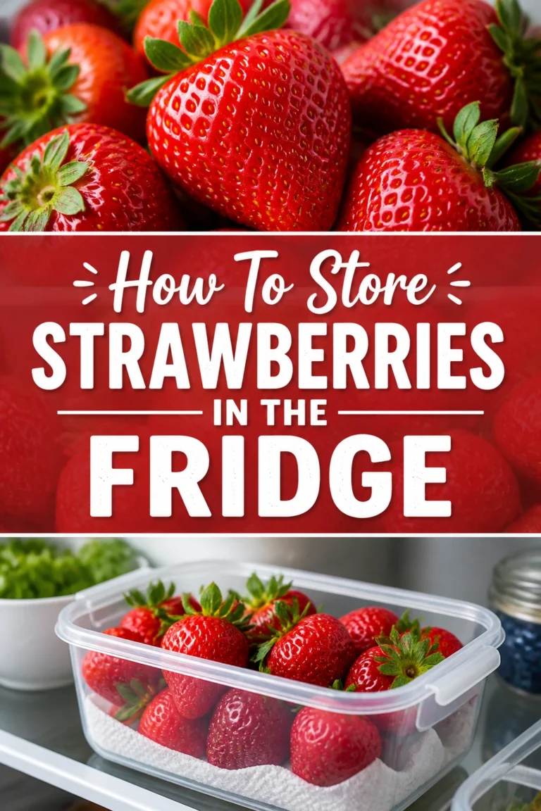 📌 How To Store Strawberries In The Fridge
