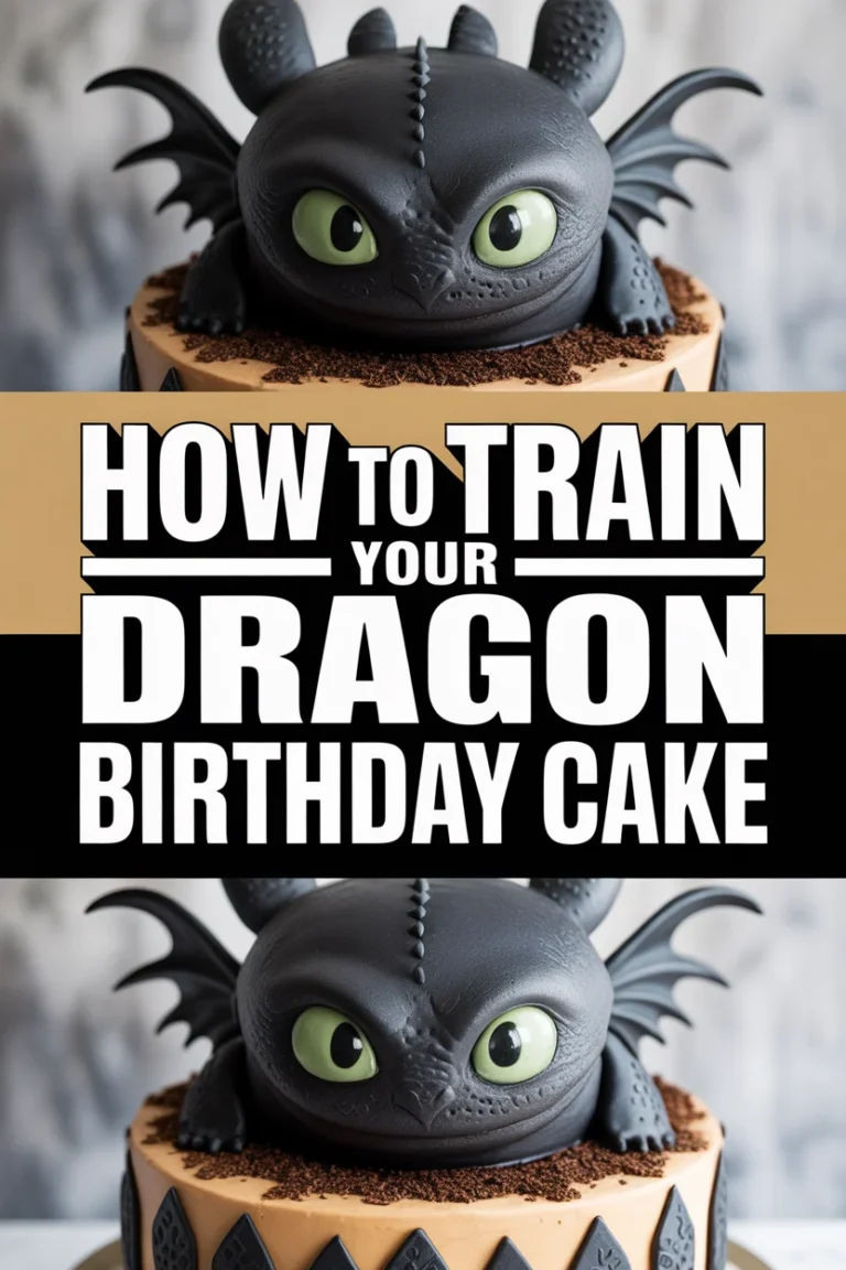 🐉 How To Train Your Dragon Birthday Cake